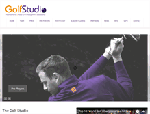 Tablet Screenshot of golf-studio.co.uk